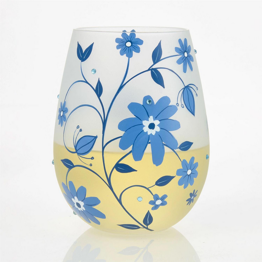 Chinoiserie Charm Lolita Stemless Wine Glass