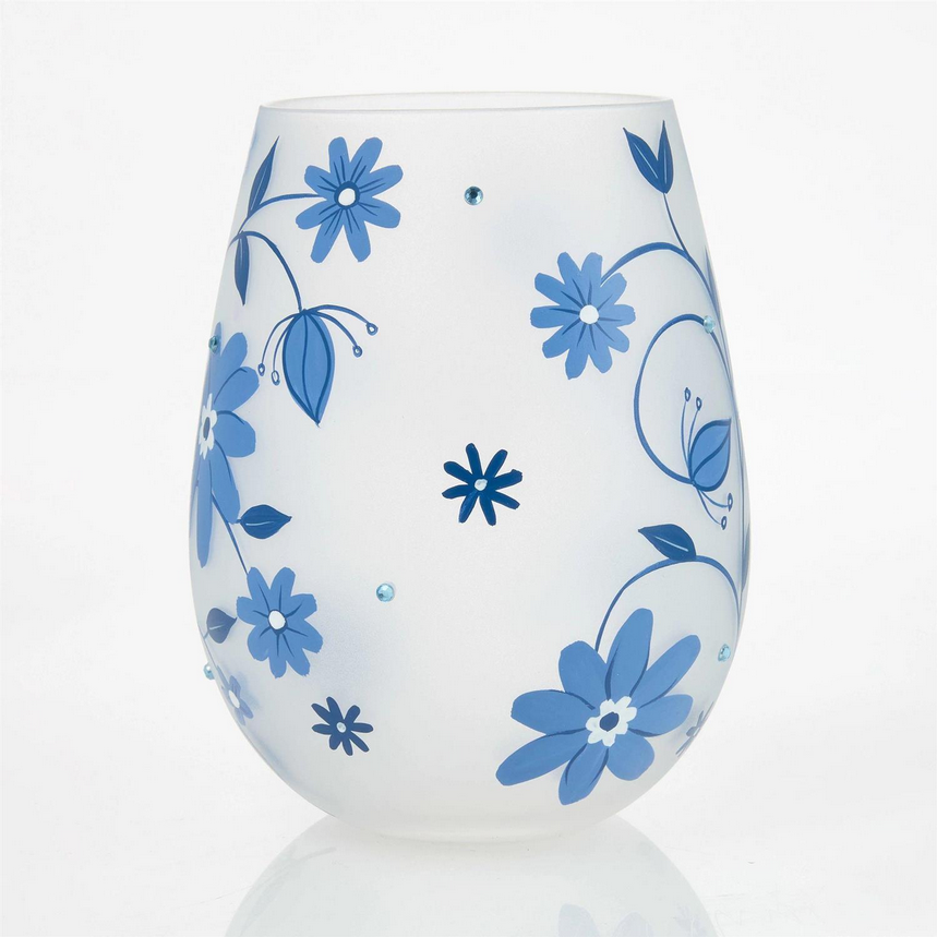 Chinoiserie Charm Lolita Stemless Wine Glass