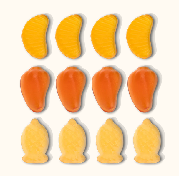 Fruitlies Vegan Mixed Fruit Gummies Candy