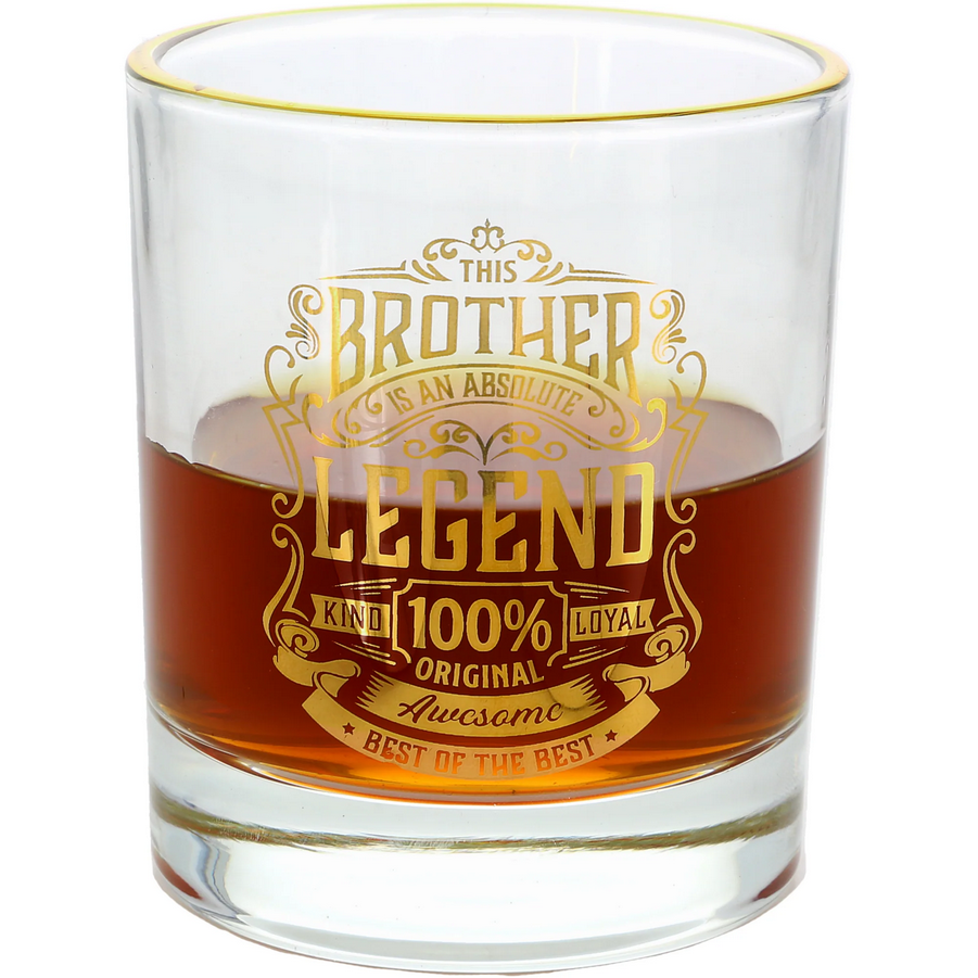 This Brother Is An Absolute Legend Rocks Glass