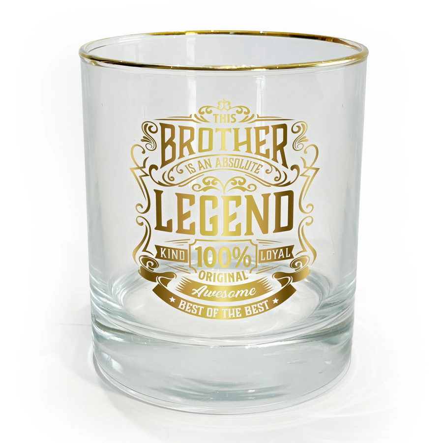 This Brother Is An Absolute Legend Rocks Glass