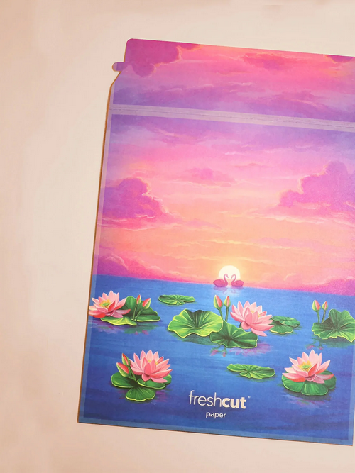 Sweetheart Swans FreshCut Paper - Pop Up Scene