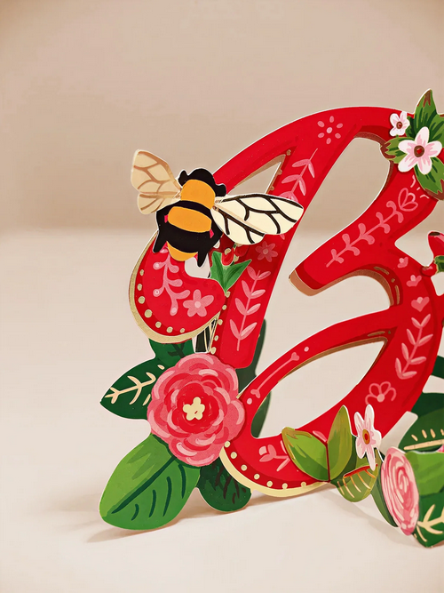 Valentine's Day Wishes FreshCut Paper - Pop Up Accordian Card