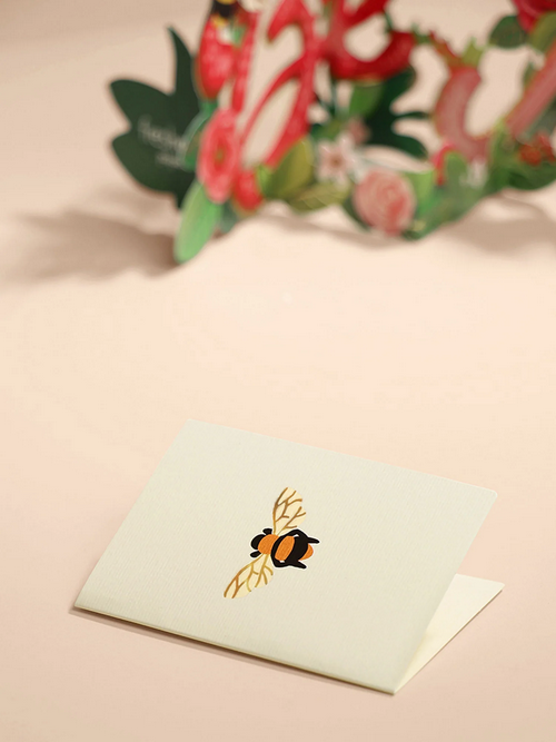 Valentine's Day Wishes FreshCut Paper - Pop Up Accordian Card