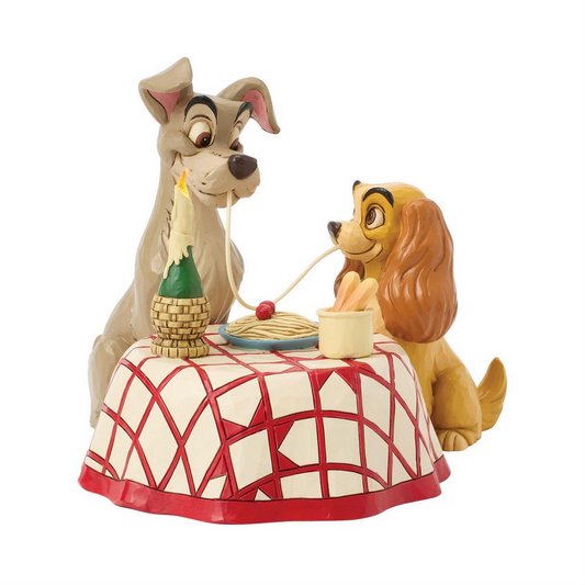 Dinner For Two Jim Shore Lady and the Tramp Figurine