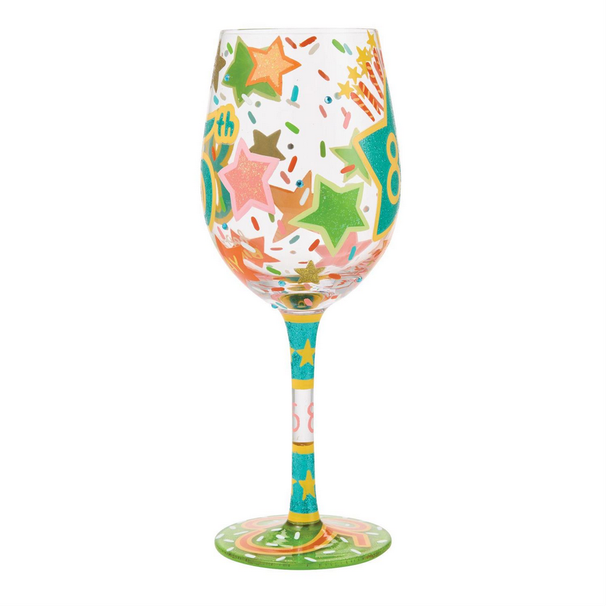 Happy 85th Birthday Lolita Wine Glass