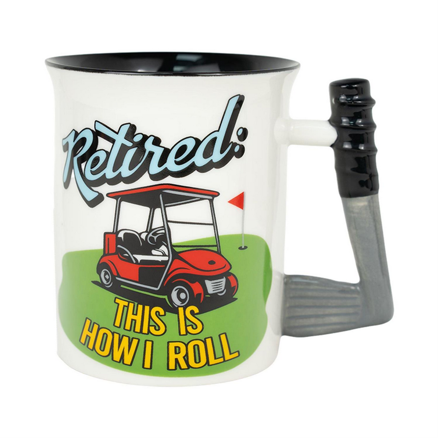 Retired This is How I Roll Golfing Mug