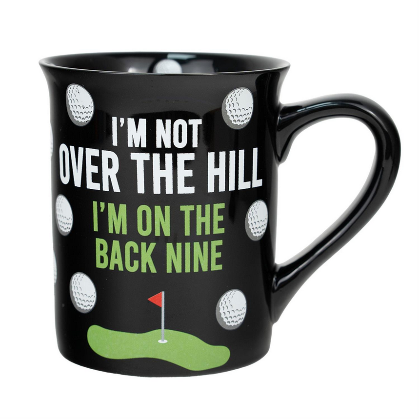 Over The Hill Birthday Golf Mug