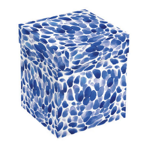 Stemless Hand-Blown Cobalt Wine Glass