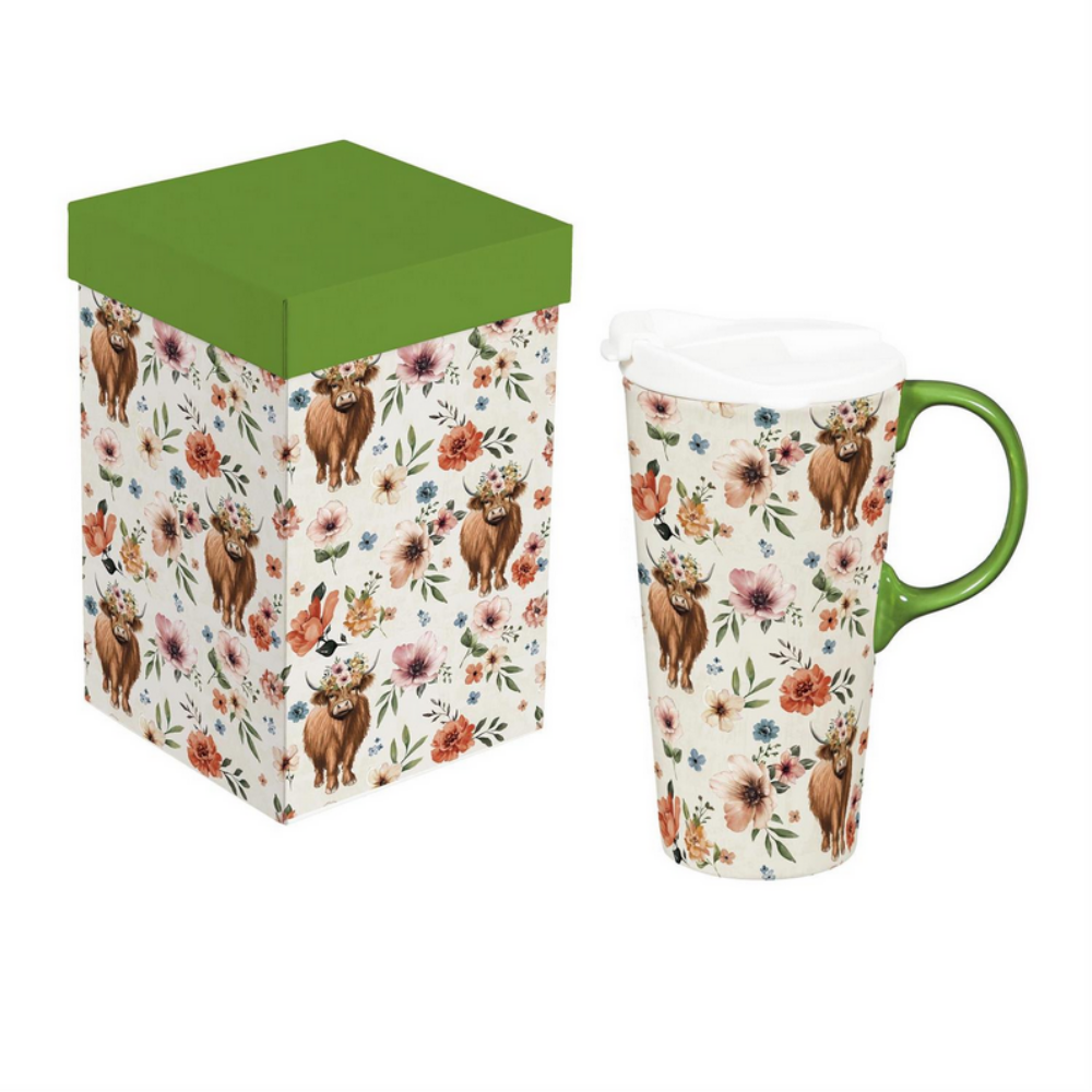 Highland Cow Ceramic Perfect Cup