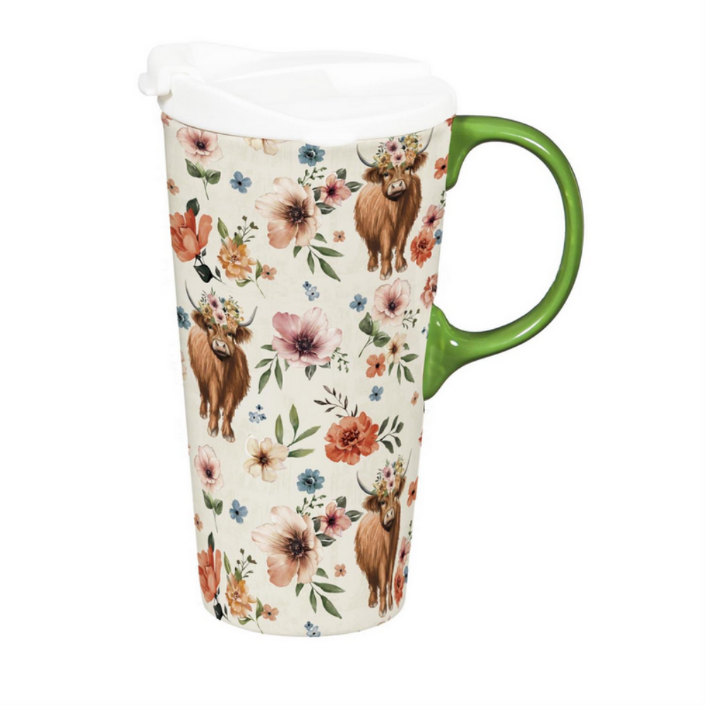 Highland Cow Ceramic Perfect Cup