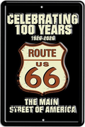 Route 66 Centennial Celebrating 100 Years Small Parking Sign