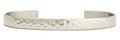 Textured Silver Medium Sergio Lub Bracelet