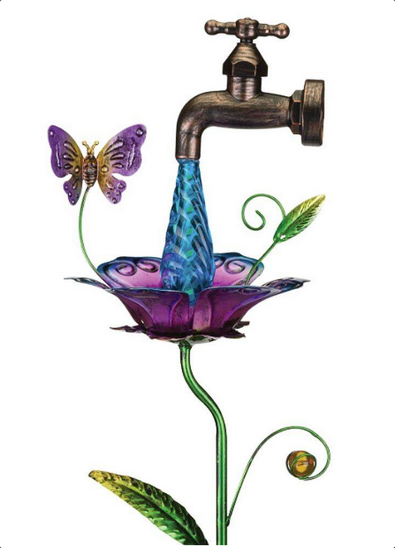 Butterfly Waterdrop Solar Stake