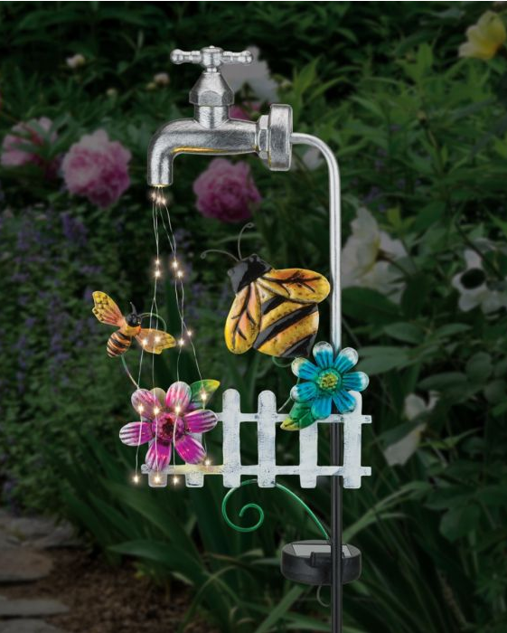Bee Faucet Solar Stake