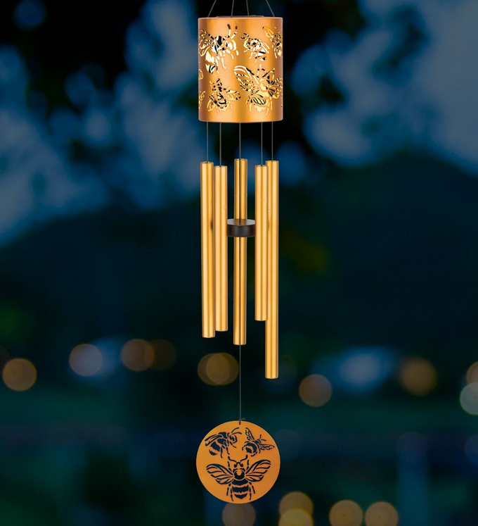Bee Solar Wind Chime