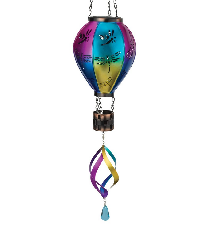 Dragonfly Hot Air Balloon/Spinner Solar Lantern