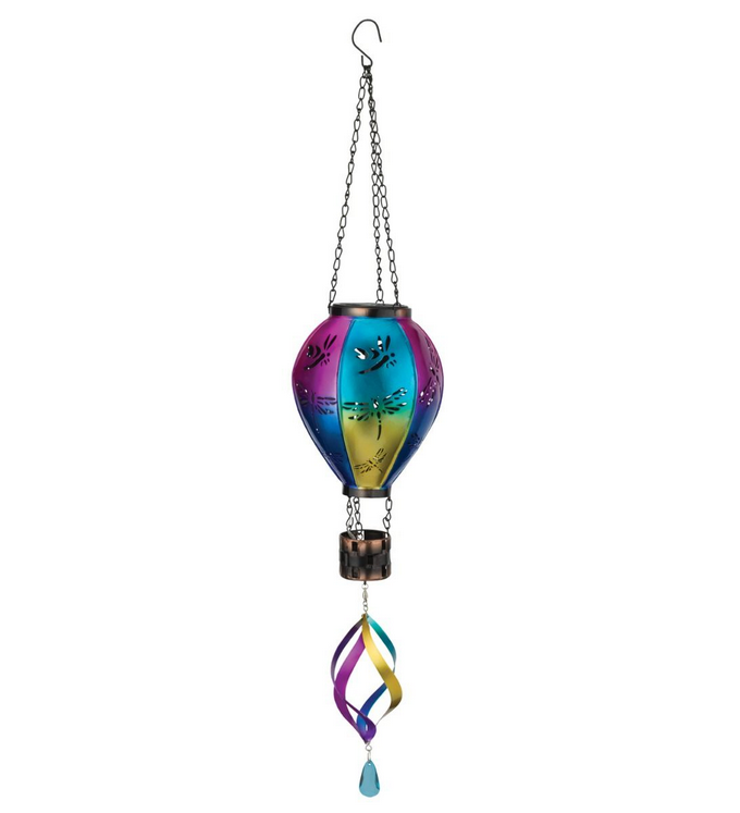 Dragonfly Hot Air Balloon/Spinner Solar Lantern
