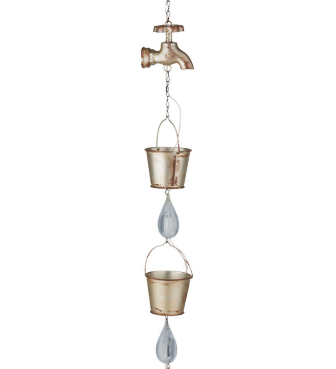 Water Drop/Faucet Solar Rain Chain