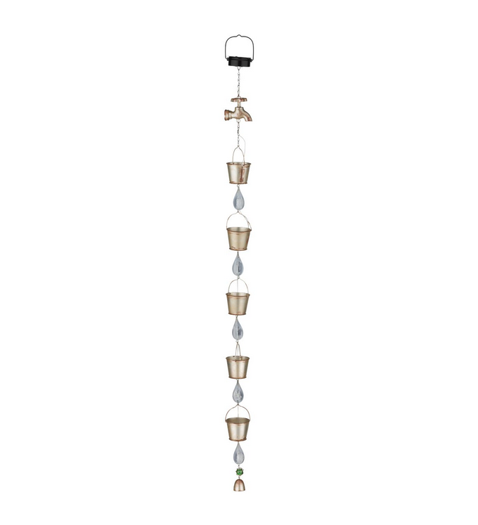 Water Drop/Faucet Solar Rain Chain