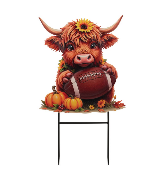 Highland Cow Stake/Wall Decor
