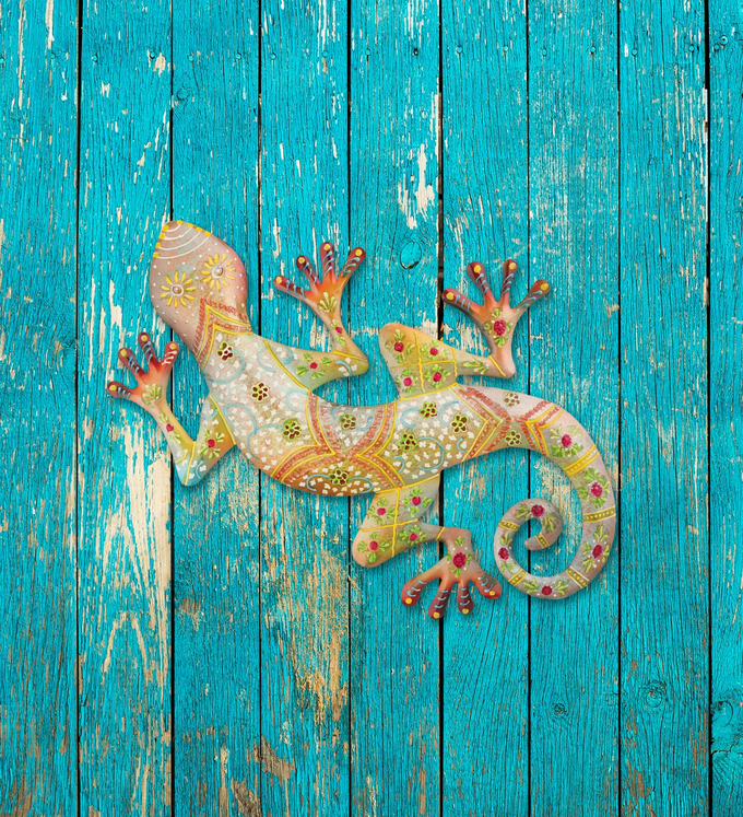 Sage Maha Gecko Wall Decor