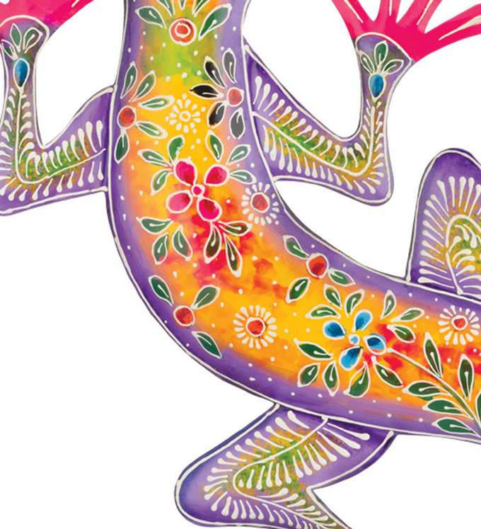 Yellow Maha Gecko Wall Decor