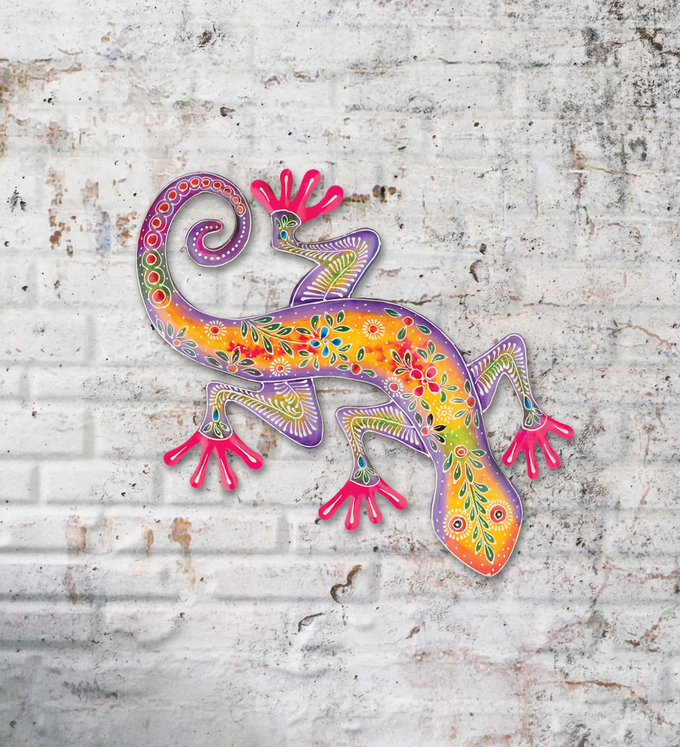 Yellow Maha Gecko Wall Decor