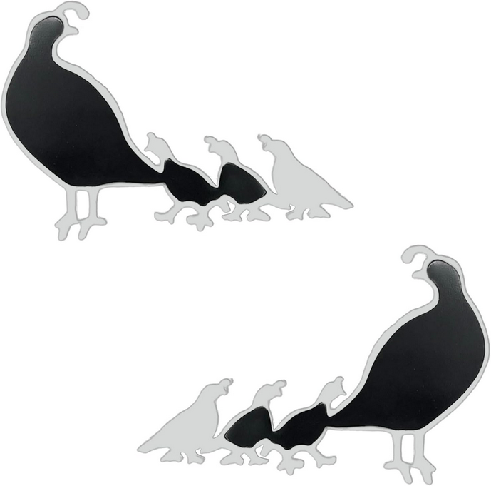 Quail Family Screen Door Magnet