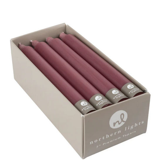 7 " Taper Candle - Rosewood