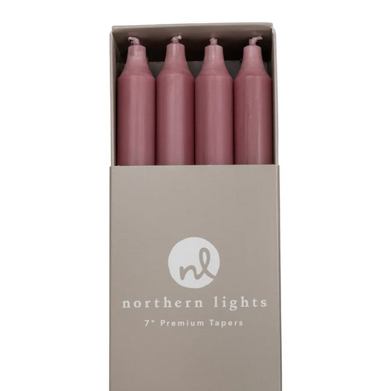 7 " Taper Candle - Rosewood