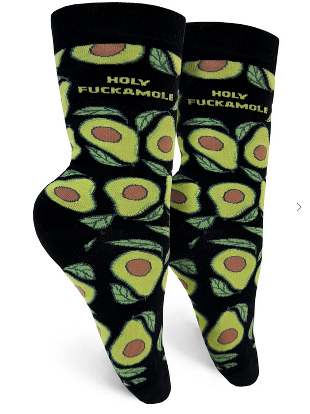 Holy Fuckamole Womens Crew Socks