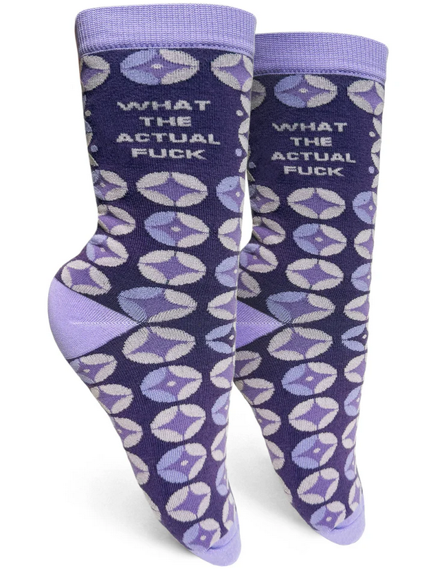 What The Actual Fuck Womens Crew Socks