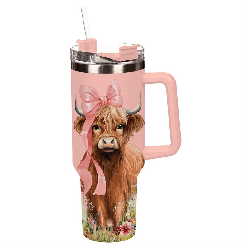 Highland Cow 40 Oz. Tumbler