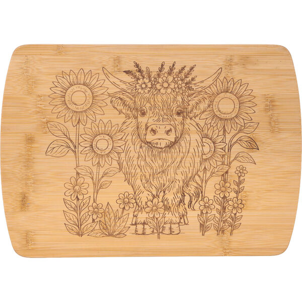 Highland Cow Cutting Board