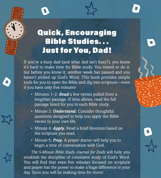 The 5-Minute Bible Study Journal For Dads