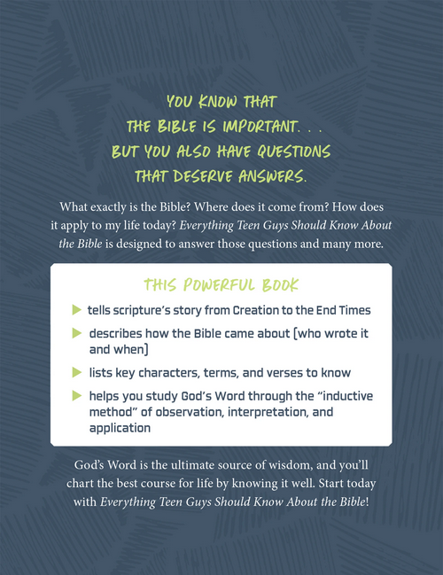 Everything Teen Guys Should Know About The Bible