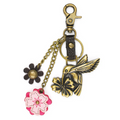 Hummingbird Charming Metal Keychain