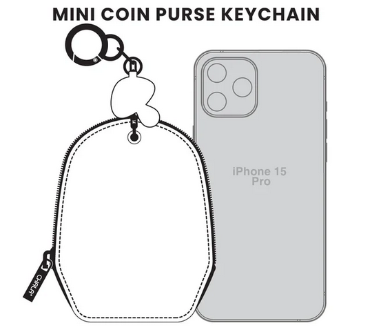 Beehive Mini Coin Purse/Keychain