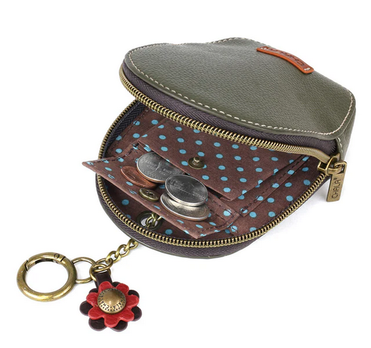 Highland Cow Mini Coin Purse Keychain
