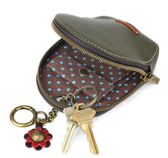 Highland Cow Mini Coin Purse Keychain