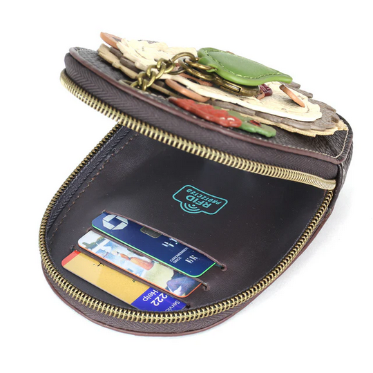 Hedgehog Mini Coin Purse Keychain