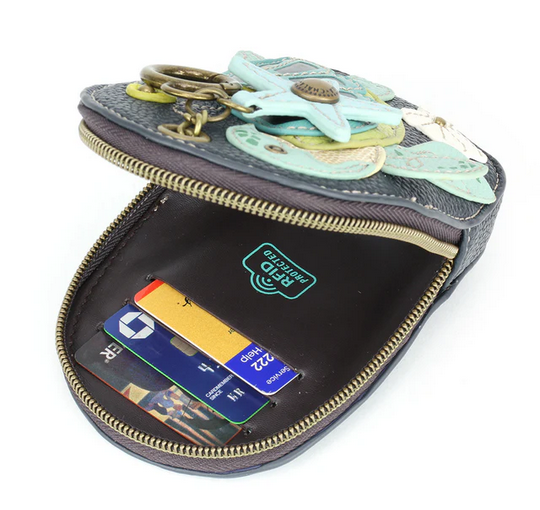 Sea Turtle Mini Coin Purse Keychain