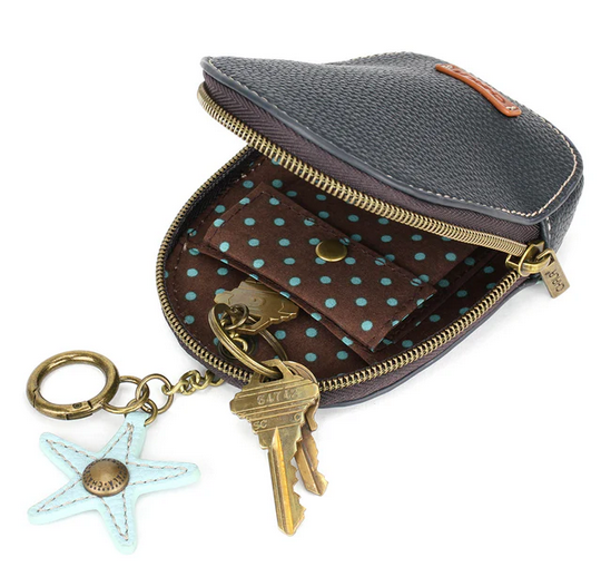 Sea Turtle Mini Coin Purse Keychain