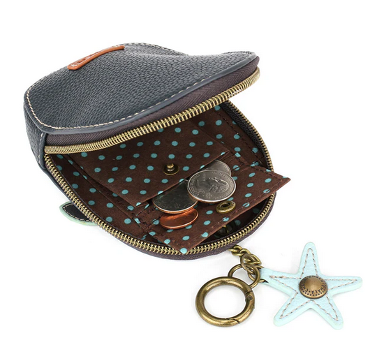 Sea Turtle Mini Coin Purse Keychain