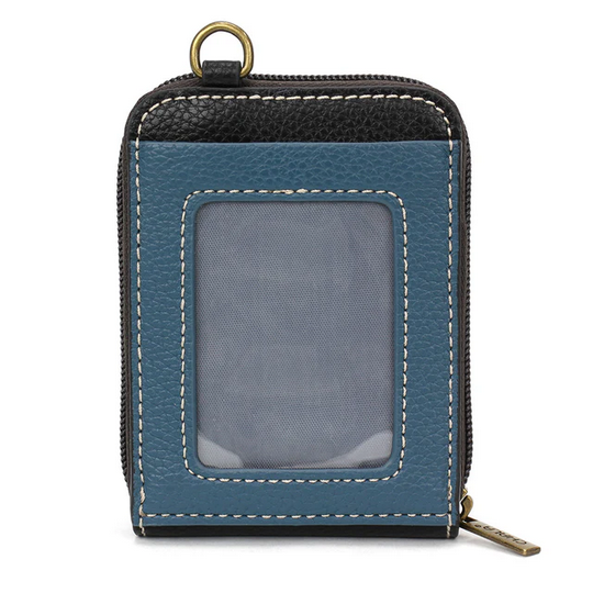 Blue Butterfly Credit Card Holder/Wallet Wristlet