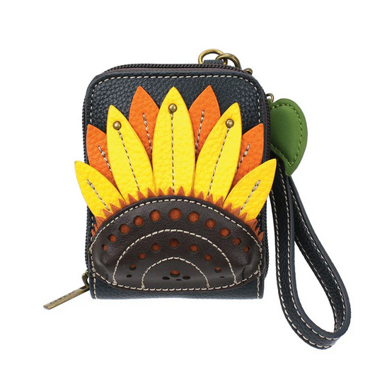Sunflower Credit Card Holder/Wallet Wristlet