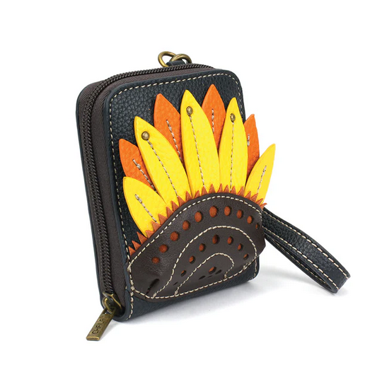 Sunflower Credit Card Holder/Wallet Wristlet