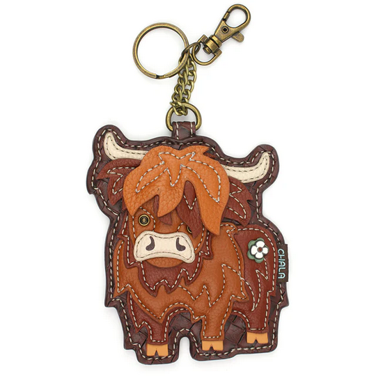 Highland Cow Coin Purse/Key Fob