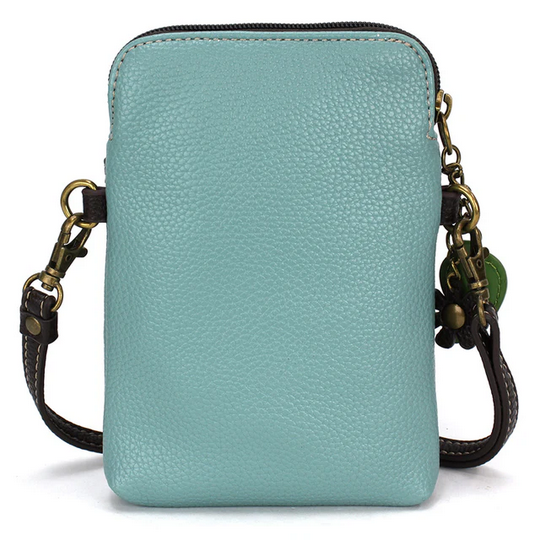 Capybara Blue Cell Phone Crossbody Purse